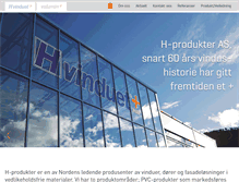 Tablet Screenshot of hprodukter.no